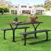 Rectangular 4 - Person Outdoor Dining Set