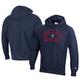 Men's Champion Navy Binghamton Rumble Ponies Baseball Reverse Weave Pullover Hoodie