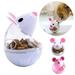 Cat Food Dispenser Toy Pet Cat Kitten Mouse Shape Treat Holder Food Storage Dispenser Chew Play Toy