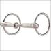 90AH Ah240 Hilason Nickel Plated Malleable Iron Pony Ring Snaffle Mouth Horse Bit