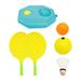 1 Set Tennis Trainer Easy to Carry High Elasticity with Badminton Shockproof Portable Add Fun Plastic Tennis Trainer Ball Rebounder Kit for Home