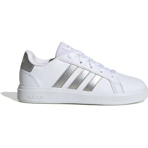 ADIDAS Kinder Halbschuhe Grand Court Lifestyle Tennis Lace-Up, Größe 38 in Weiß