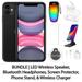 Restored Apple iPhone 11 64GB Black Fully Unlocked with LED Wireless Speaker Bluetooth Headphones Screen Protector Wireless Charger & Phone Stand (Refurbished)