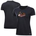 Women's Under Armour Black Quad Cities River Bandits Performance T-Shirt