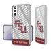 Florida State Seminoles Galaxy Endzone Logo Personalized Clear Case