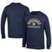 Men's Champion Navy San Antonio Missions Jersey Long Sleeve T-Shirt