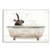Stupell Industries Happy Labrador in Rustic Bubble Bath Design Designed by Lori Deiter