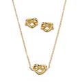 Kate Spade Jewelry | Kate Spade Loves Me Knot Gold Necklace Earrings Set | Color: Gold | Size: Os
