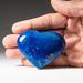 Astro Gallery of Gems Polished Lapis Lazuli Heart from Afghanistan (0.13 lbs) Stone, Crystal in Blue/Gray/White | 1.25 H x 1.5 W x 0.25 D in | Wayfair