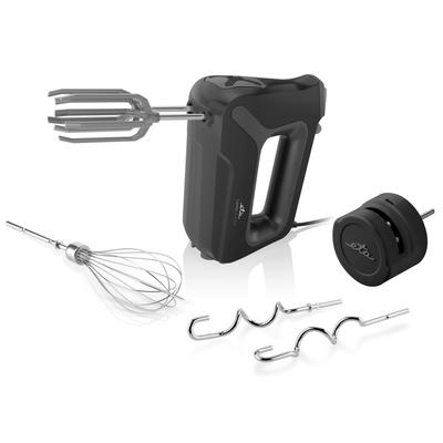ETA Handmixer "LENTO Black ETA305190000", schwarz, B:8,5cm H:18,5cm T:15cm, Mixer, mit 2 Rührhaken, 2 Knethaken, 1 Schneebesen und 1 Messerschleifer Image