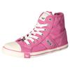 Sneaker MUSTANG SHOES, Damen, Gr. 38, rosa (rose), Textil, Lederimitat, sportlich, Schuhe, High Top-Sneaker, Schnürschuh mit Label in der Laufsohle
