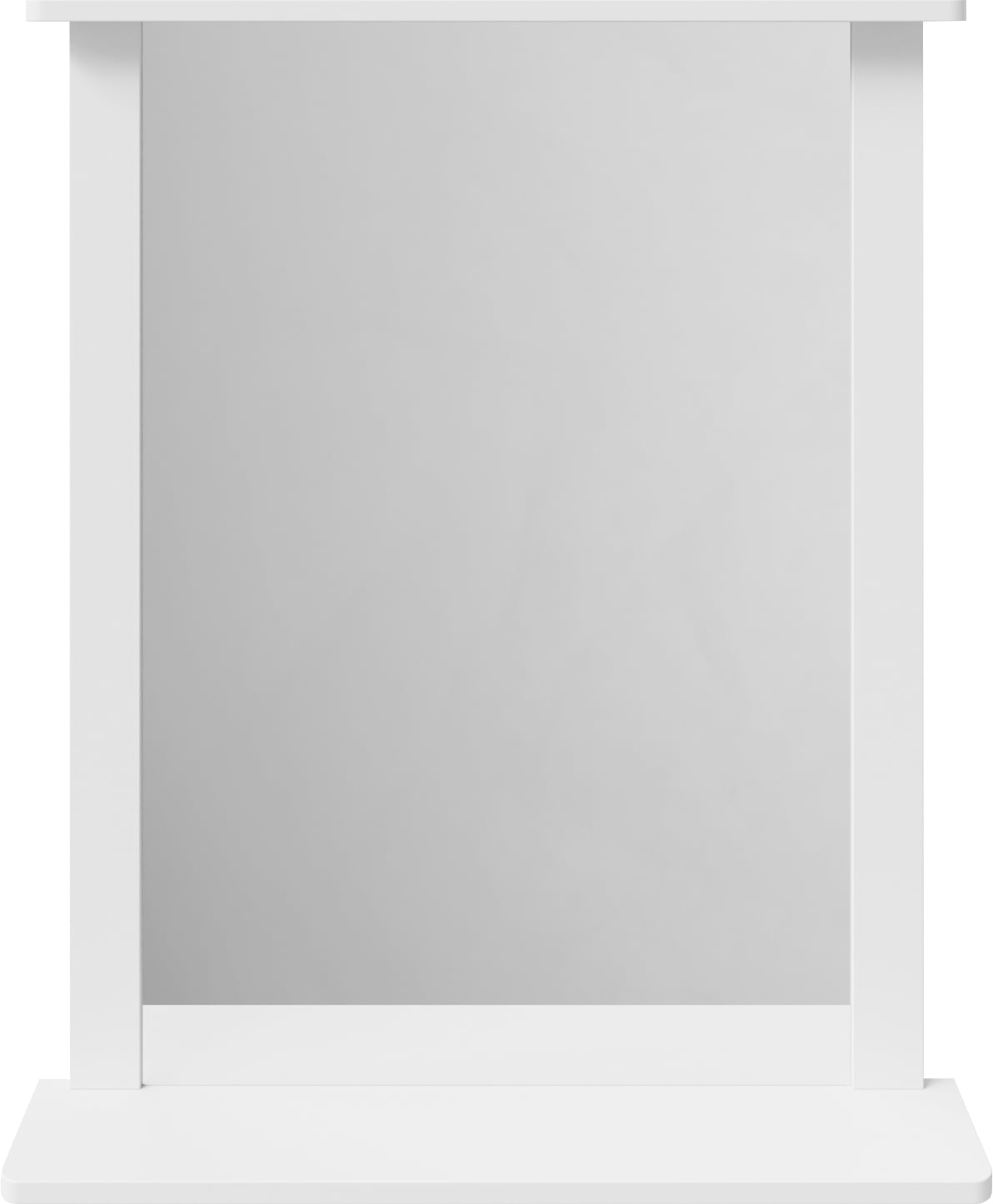 Badspiegel WELLTIME "SYLT", weiß, B:65cm H:78cm T:12cm, FSC-zertifizierter Holzwerkstoff, Spiegel, Badspiegel, Badmöbel, Breite 65cm