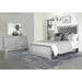 Rosdorf Park Jazzanae California King Bed 3 Pc Set Upholstered in Brown/Gray | 62 H x 78.5 W x 90.25 D in | Wayfair