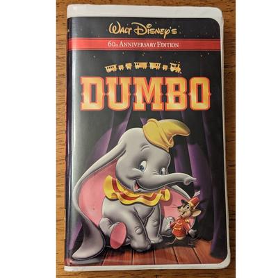 Disney Media | Dumbo Vhs-60th Anniversary Edition | Color: Blue | Size: Os