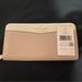 Kate Spade Bags | Kate Spade Long Wallet, New With Tag. | Color: Cream/Tan | Size: 4”H X 8”L X 1”W