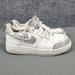 Nike Shoes | Nike Air Force 1 Shoes Kids Size 2y White Wolf Gray Preschool | Color: White | Size: 2y
