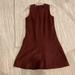 Madewell Dresses | Madewell Maroon Jumper/Sleeveless Dress, Lined, Back Zipper. Wool Blend. Sz 0. | Color: Purple | Size: 0