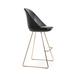 sohoConcept Avanos Wire Counter/Bar Stool in Gold Upholstered/Metal in Black | 39 H x 21 W x 22 D in | Wayfair AVA-WIC-GLD-001