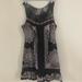 Free People Dresses | Anthropologie $179 Free People Boho Lace Gray Black Paisley Dress Sz 0 | Color: Black/Gray | Size: 0