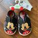 Disney Shoes | Disney Mickey Mouse Infant Shoes | Color: Black/Red | Size: 2bb