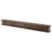 Dogberry Collections Cottage Fireplace Mantel Shelf, Solid Wood in Brown | 5.5 H x 60 W x 6 D in | Wayfair m-cott-6057-dkch-none