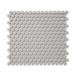 Roca Tiles BG Penny Round 12x12 Mos Wall & Floor Tile Porcelain in Gray | 12 H x 12 W x 6 D in | Wayfair UFCC116-12MT