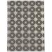 Brown Rectangle 9' x 12' Kitchen Mat - Wade Logan® Azzole Star Struck Kitchen Mat 144.0 x 108.0 x 0.08 in white/, Polyester | Wayfair