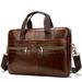 Men s Briefcases Men s Bags Genuine Leather Handbag for Men Laptop Bag Leather Briefcases Bag Documents Bag Messenger Bag