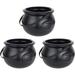 The Holiday Aisle® PMU Halloween 8-Inch Cauldron - Blow Mold Party Accessory - Halloween Party Favors in Black | 8 W x 8 D in | Wayfair