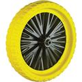 Walsall Wheelbarrows Universal Puncture Proof Wheelbarrow Wheel - Yellow