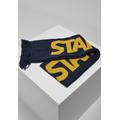 Loop STARTER BLACK LABEL "Herren Starter Supporter Scarf" Gr. one size, bunt (lightnavy, port, californiayellow) Damen Modetücher Loops