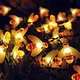 Guirlande lumineuse féerique à 40LED 3M 6M en forme d'abeille miel décoration de mariage