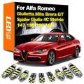 Zoomsee-Kit d'éclairage intérieur de véhicule Canbus LED pour Romeo Giulietta à Brera HighSpider