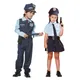 Snalify – Costume de policier pour enfants tenue de policier pour filles Costume d'halloween pour