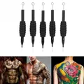 1RL / 3RL / 5RL / 7RL / 9RL 5pcs Disposable Sterile Tattoo Grip Needle Silicone Grip Makeup Beauty