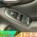 Pour Subaru Forester SK 2018 2019 conduite à droite en Fiber de carbone Style porte fenêtre