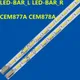 437mm LED Rétro-Éclairage Bande 44 led (3V) LED-BAR_L LED-BAR_R Pour S harp 39 en effet TV CEM877A