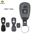 Coque pour clé télécommande sans clé étui pour clé de voiture avec 2 boutons pour Hyundai Elantra
