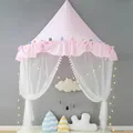 Tente tipi pliable en coton pour enfants maison de jeu pour enfants château pour enfants rideau