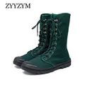 ZYYZYM-Bottes en toile denim pour hommes chaussures d'alpinisme dans la jungle chaussures