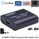 Lckaa – boîtier d'enregistrement en Streaming 4K HDMI vers USB 2.0 carte d'acquisition pour jeux