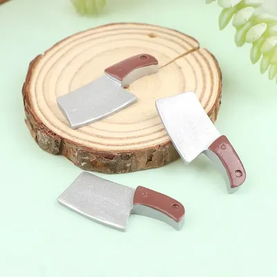 Mini couteau de cuisine l'inventaire en résine maison de courses beurre jouets de jeu de