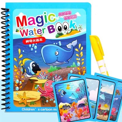 Livre de dessin à l'eau magique pour enfants livre de coloriage stylo DrelyMagic jouets de