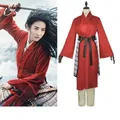 Costume de Cosplay du Film Hua Mulan Déguisement de Princesse pour Adultes et Enfants