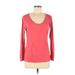 G.H. Bass & Co. 3/4 Sleeve T-Shirt: Red Tops - Women's Size Medium