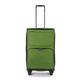 Stratic Bendigo Light + Koffer Weichschale Reisekoffer Trolley Rollkoffer mittelgroß, TSA Kofferschloss, 4 Rollen, Erweiterbar, Größe M, Grün