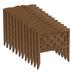 Greenes Fence 1'7 H x 1'7.5" W Wood Fence Panel Wood in Brown | 19 H x 19.25 W x 0.75 D in | Wayfair RC571-12PK