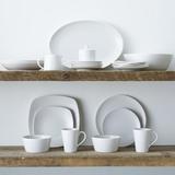 Noritake Colorscapes Swirl 4-Piece Coupe Place Setting, Service for 1 Porcelain/Ceramic in White | Wayfair 43813-04G