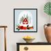 The Holiday Aisle® Snow Globe Village Holiday Santa IV - Wrapped Canvas Painting Canvas | 17.25 H x 17.25 W x 1.75 D in | Wayfair