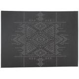 Black 0.08" x 72" L X 48" W Kitchen Mat - East Urban Home Ramos Kitchen Mat 72.0 x 48.0 x 0.08 D, Polyester | 0.08" H X 72" L X 48" W | Wayfair